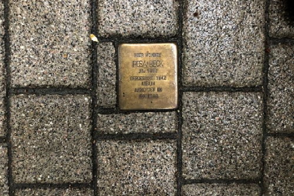 Stumbling Stone Wielandstraße 6 #1