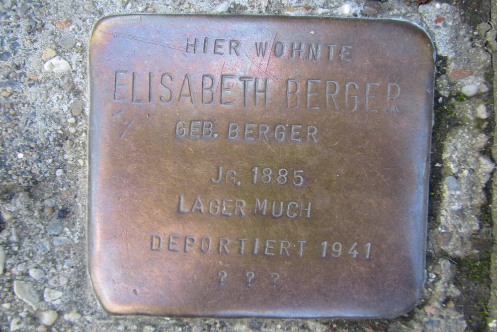 Stolpersteine Weierstrae 3