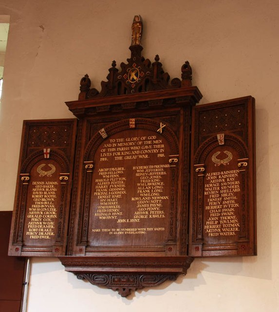 Oorlogsmonument St. Michael Church St. Albans