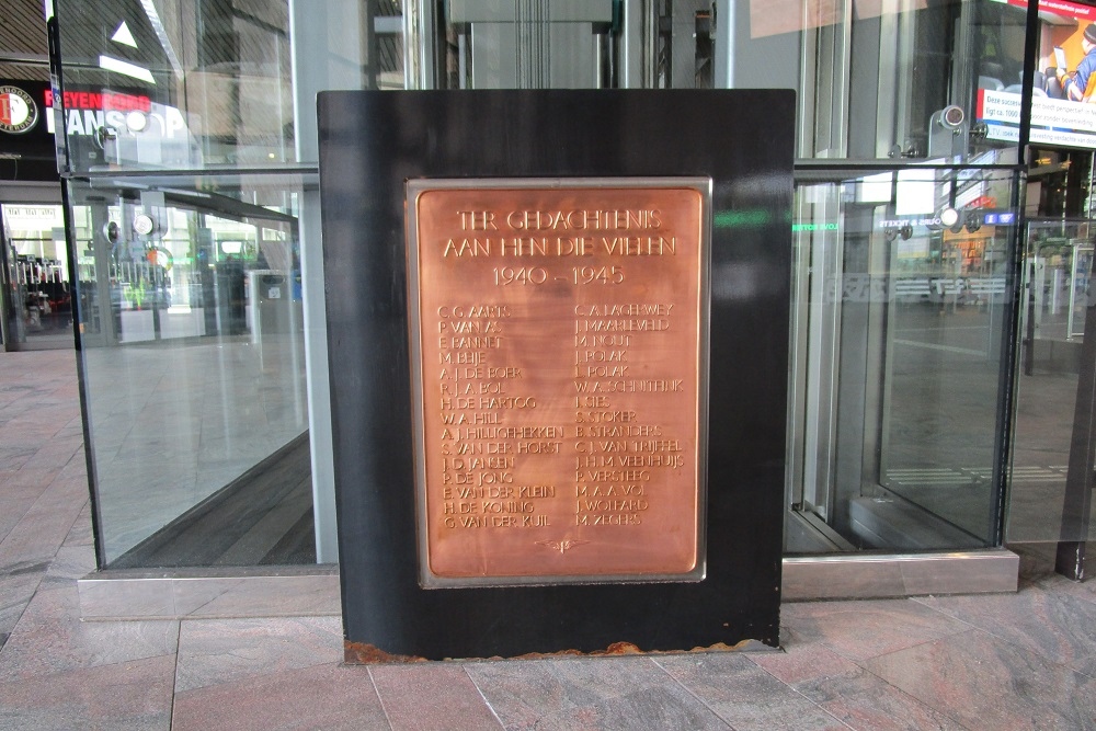 Memorial Killed Railway-Employees Rotterdam