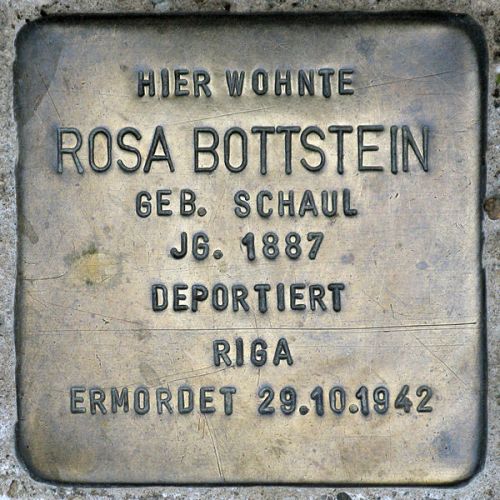 Stolpersteine Groe-Leege-Strae 48 #3