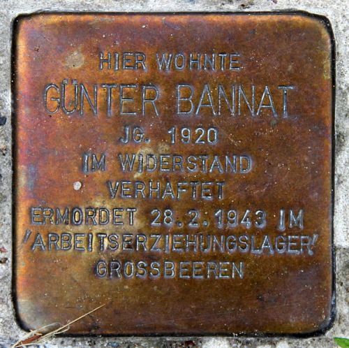 Stolperstein Einsteinufer 10