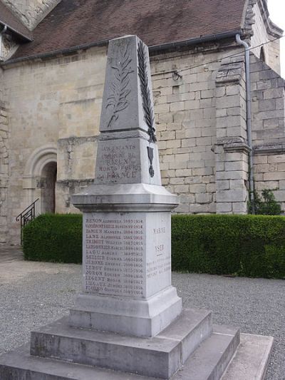 Oorlogsmonument Rieux