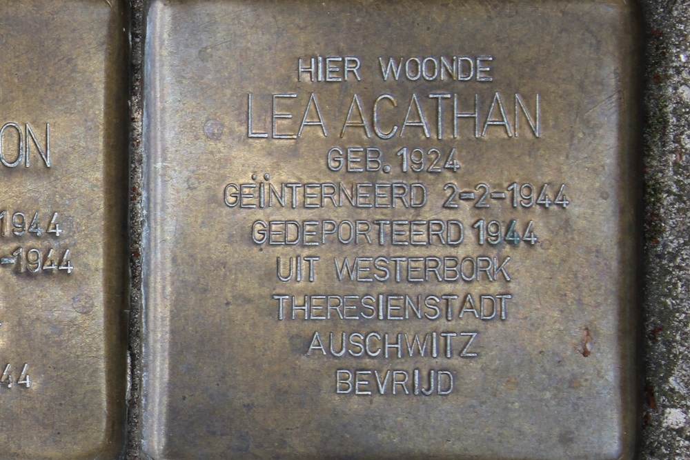 Stolpersteine Merwedeplein 53 #3