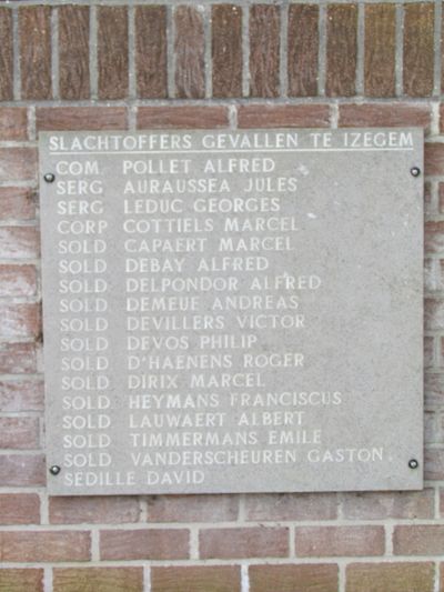 Memorials Second World War Izegem #2