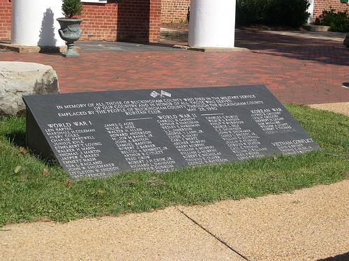 War Memorial Buckingham County #1