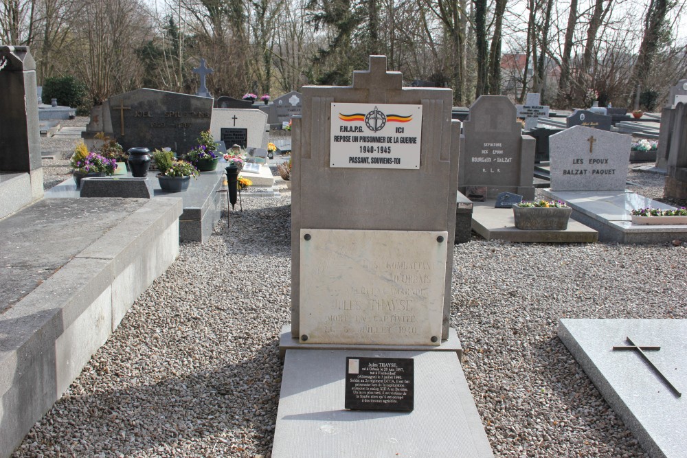 Belgian War Grave Orbais #1
