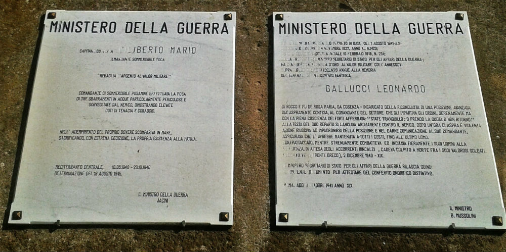 Gedenkteken Mario Ciliberto en Leonardo Gallucci #1