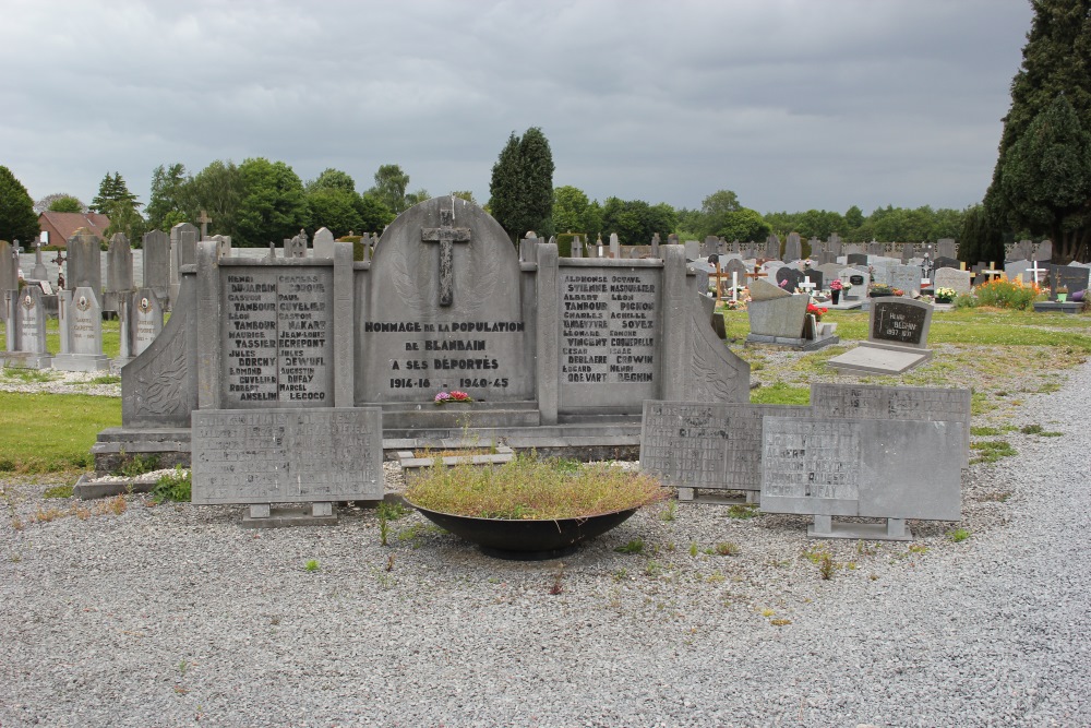 Monument Gedeporteerden Blandain	 #1