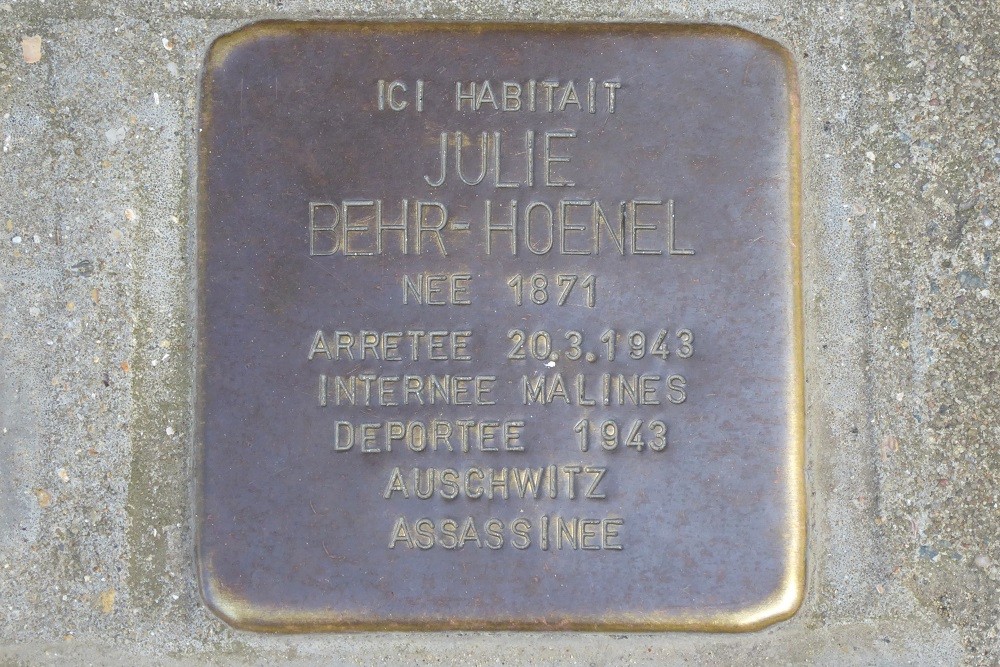 Stolpersteine Rue de Neufchâteau 26 #5