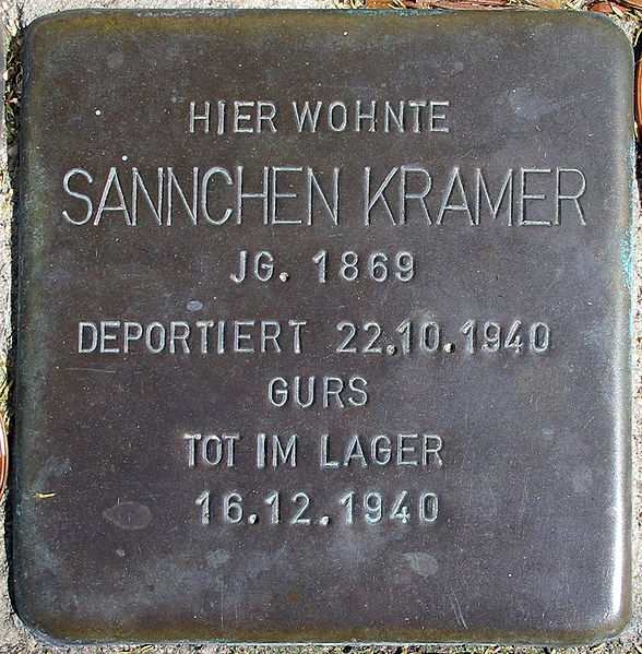 Stumbling Stones Sandstraße 3 #1