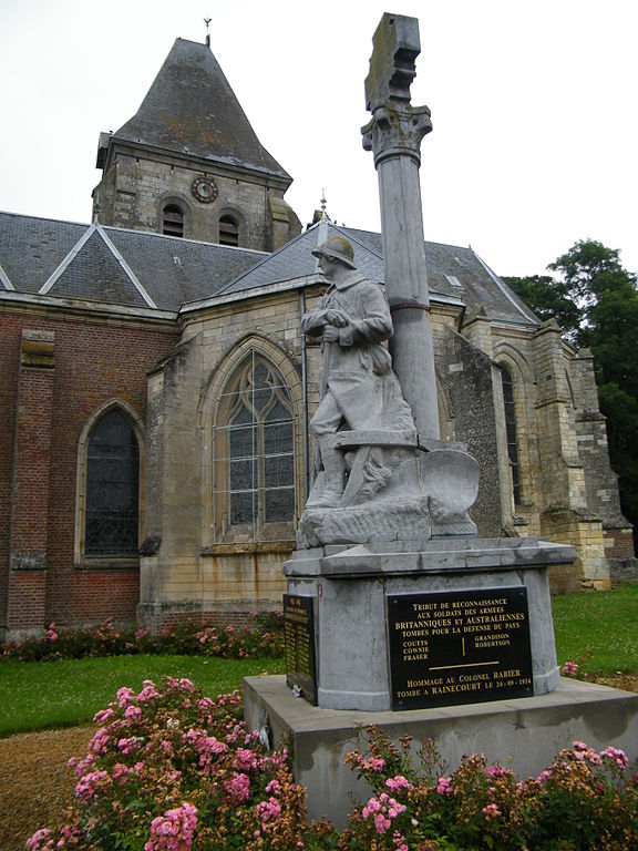 Oorlogsmonument Framerville-Rainecourt