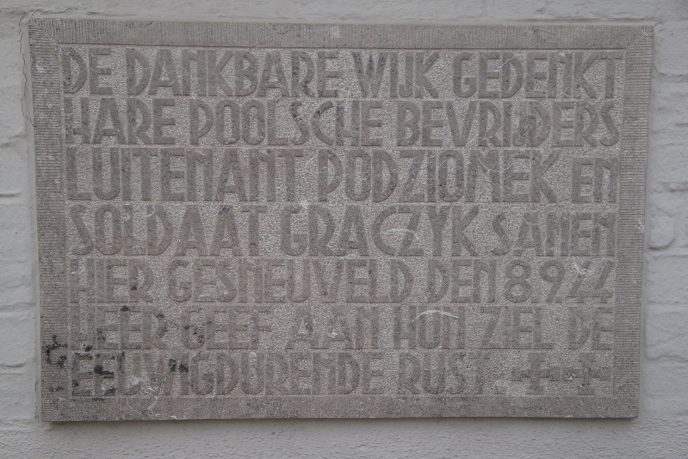 Commemorative Plate Two Fallen Polish Soldiers #2