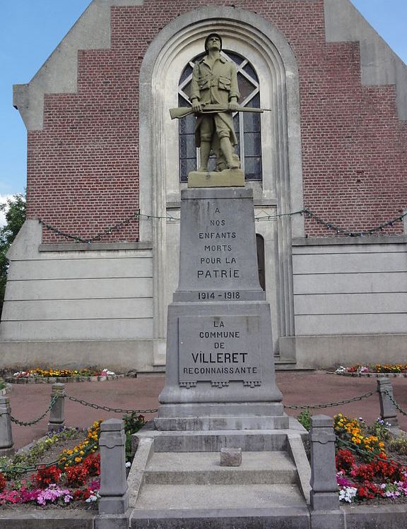 Oorlogsmonument Villeret