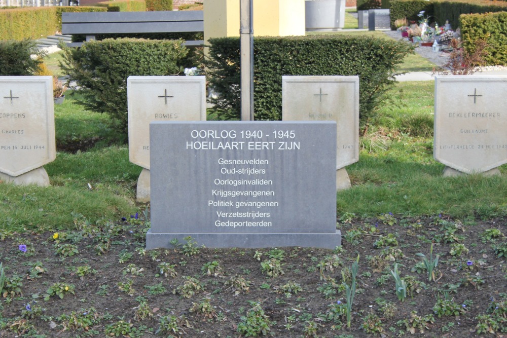 Oorlogsmonument Begraafplaats Hoeilaart #2