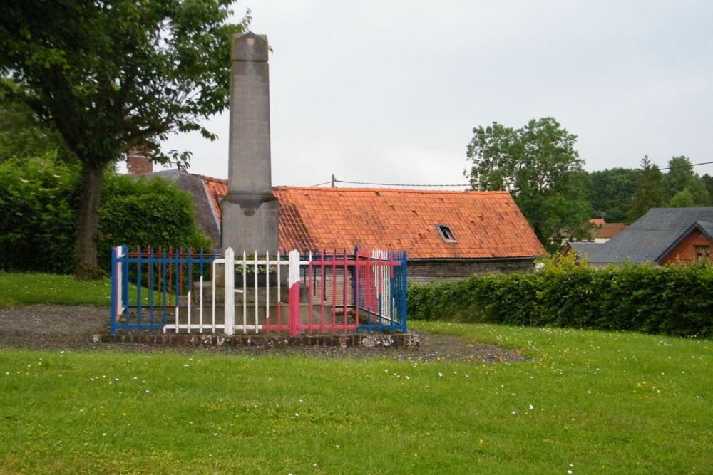 Oorlogsmonument Heucourt-Croquoison