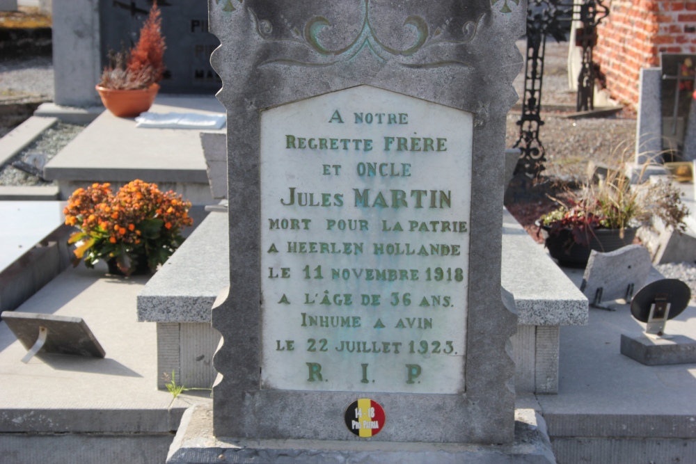 Belgian War Graves Avin #4