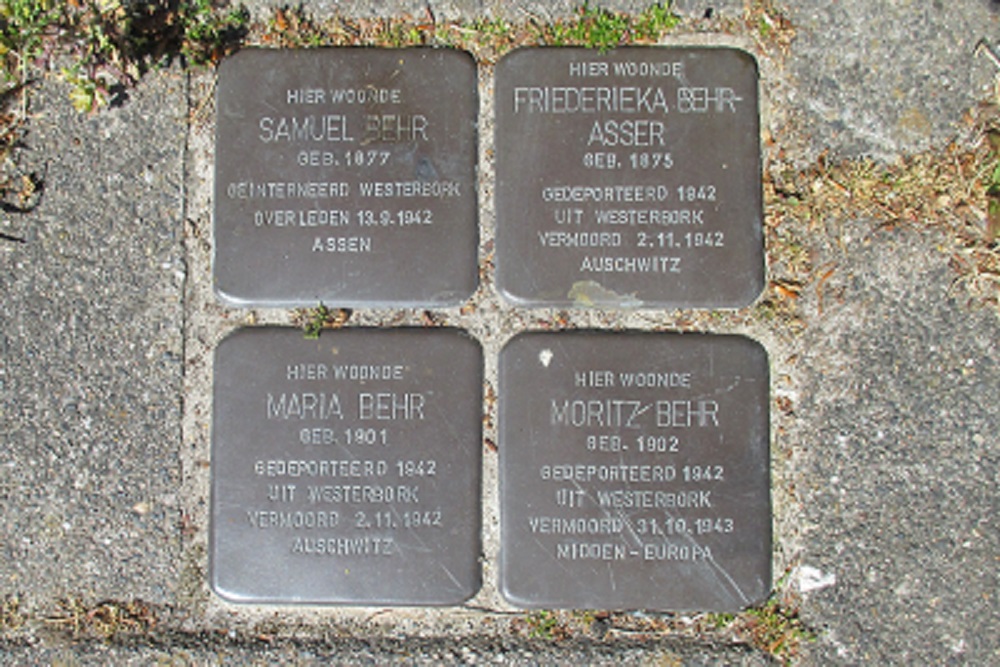 Stolpersteine Leliestraat 13 (nu Leliestraat 19) #1