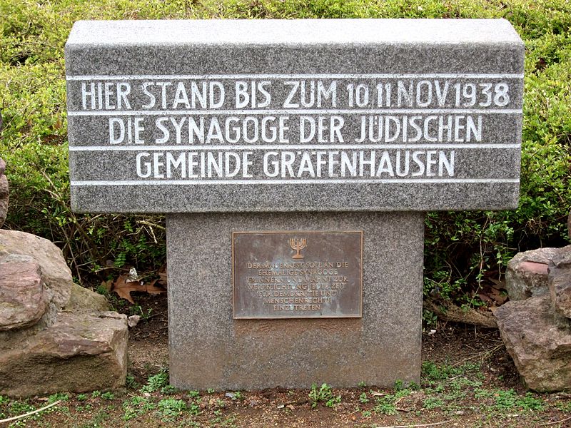 Monument Synagoge Gräfenhausen #1