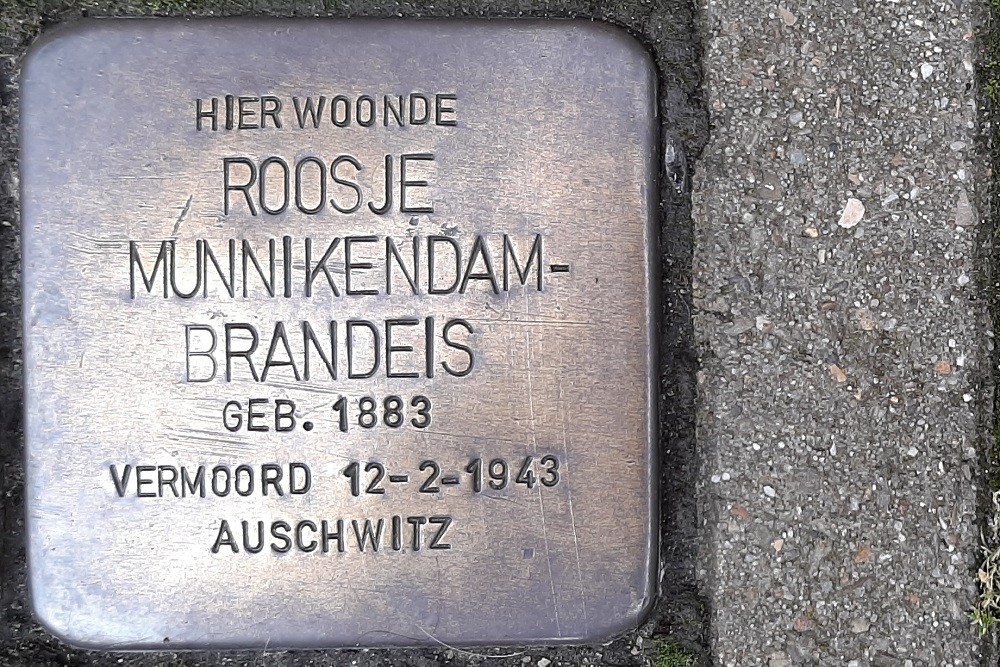 Stolpersteine Valckenierstraat 55 #3