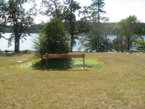 Commonwealth War Grave Gabriola Island Graveyard