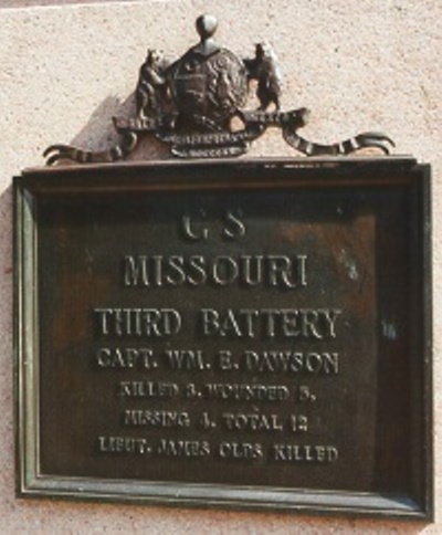 3rd Battery, Missouri Artillery (Confederates) Monument