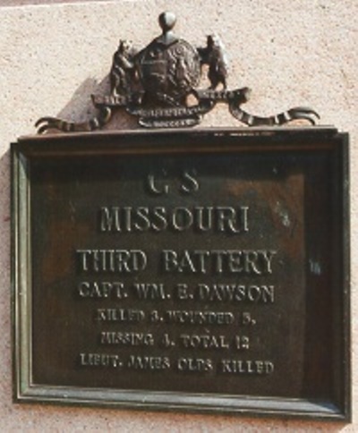 3rd Battery, Missouri Artillery (Confederates) Monument #1