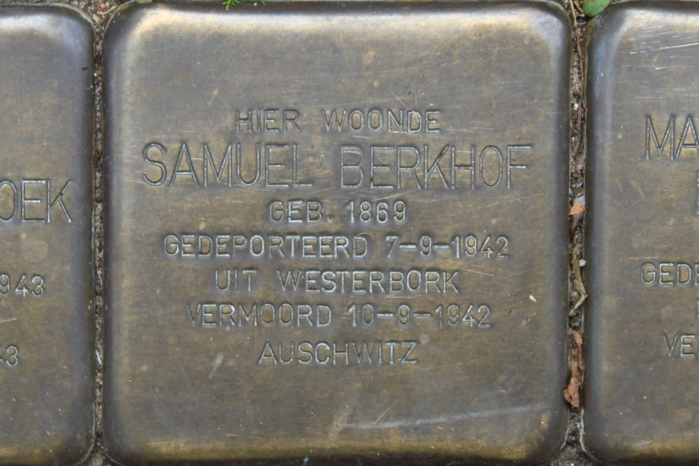 Stolpersteine Nieuwe Amstelstraat 14 #2