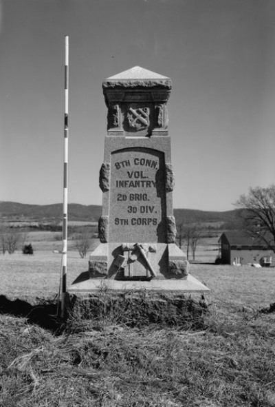 Monument 8th Connecticut Volunteer Infantry