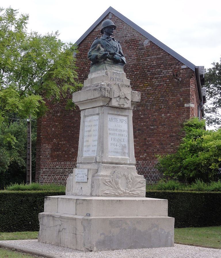 Monument Eerste Wereldoorlog Artemps #1