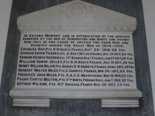 War Memorial St. Rumwold Church