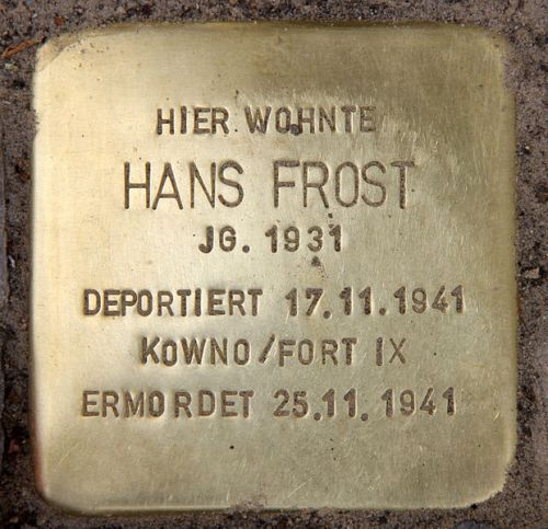 Stolpersteine Witzlebenstraße 20 #4