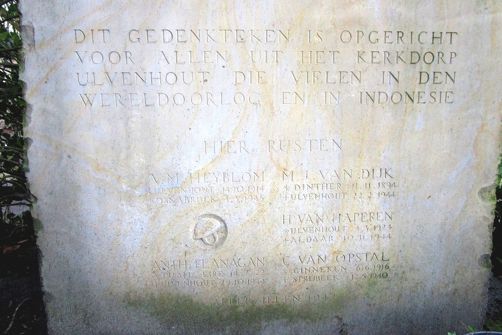 Nederlandse Oorlogsgraven Rooms Katholieke Begraafplaats Ulvenhout #5