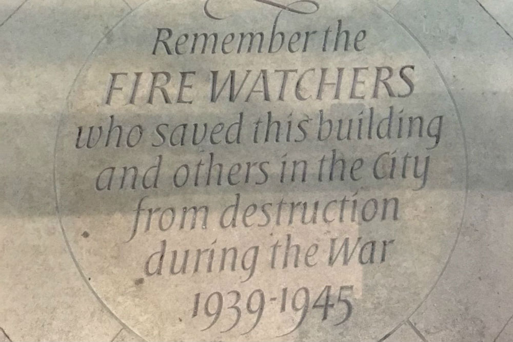 Commemorative Stone Canterbury Cathedral #1