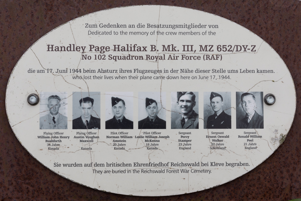 Crashsite Handley Page Halifax B. Mk. III, MZ 652/DY-Z, Südlohn-Oeding #3