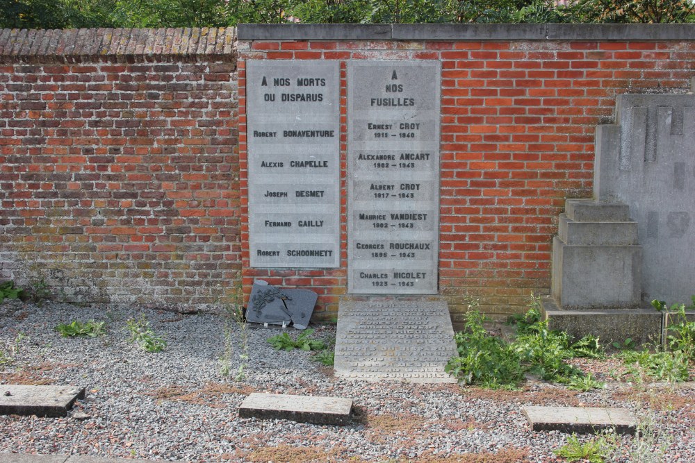Memorial Executed Resistance Fighters Genval