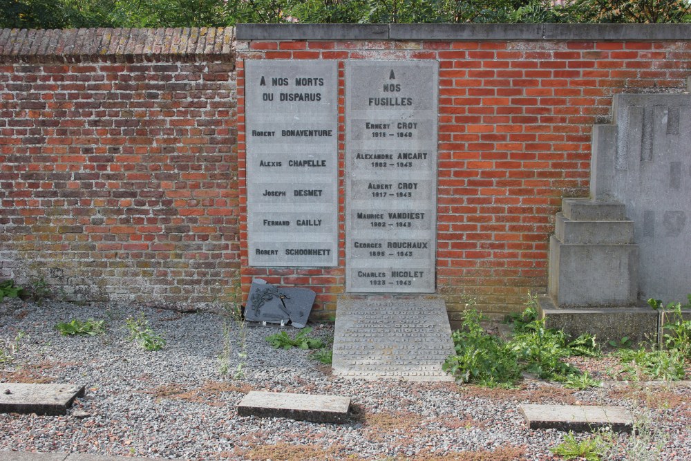 Monument Gefusilleerde Verzetsstrijders Genval	