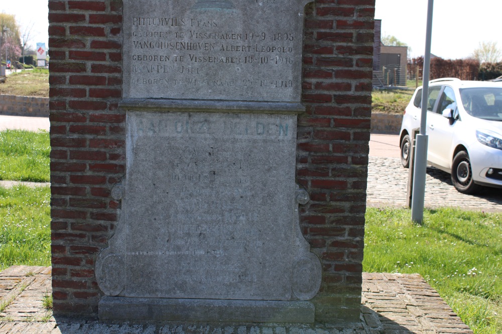 Oorlogsmonument Vissenaken	 #3