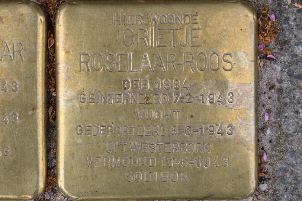 Stolpersteine Transvaalplein 20 #4
