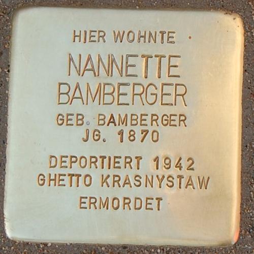Stolpersteine Promenadestraße 17 #2
