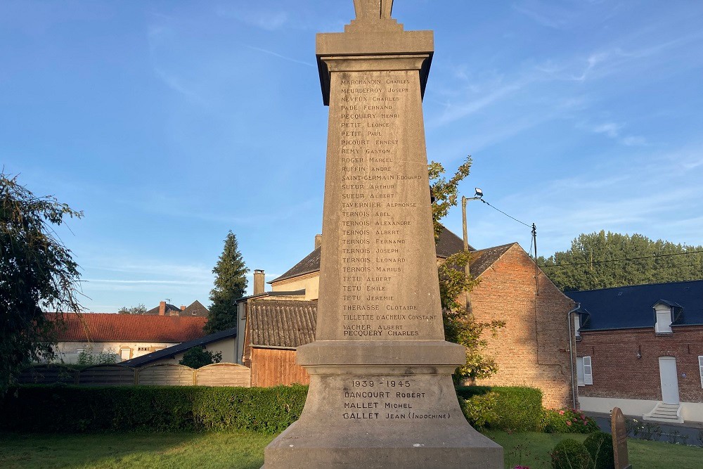 Monument Oorlogsslachtoffers Tours-En-Vimeu #2