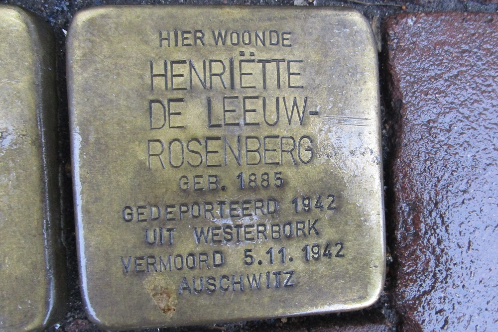 Stolpersteine Waagstraat 8 #3