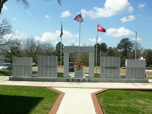 Monument Veteranen Calhoun County