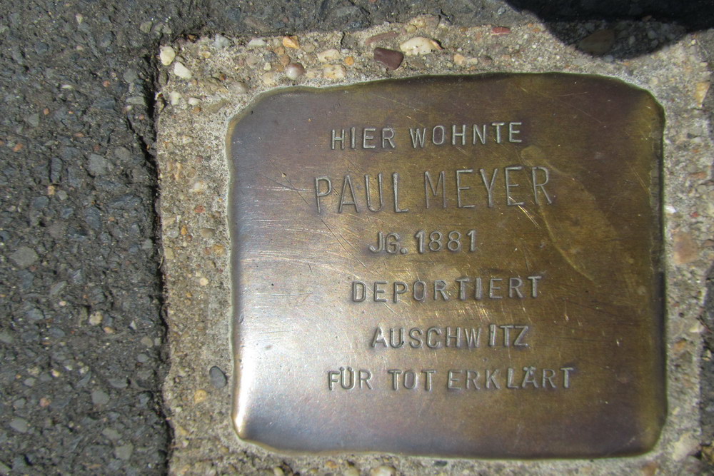 Stolperstein Siemensstrae 39 #1