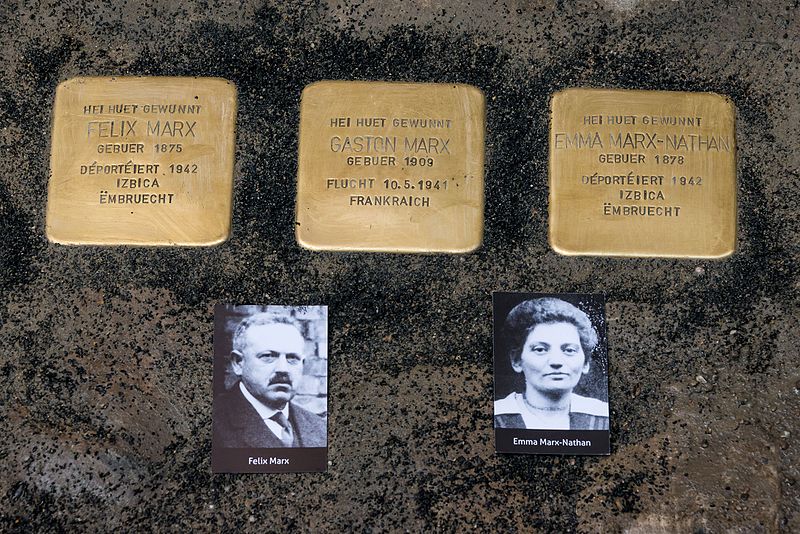 Stolpersteine 36 Rue Neuve