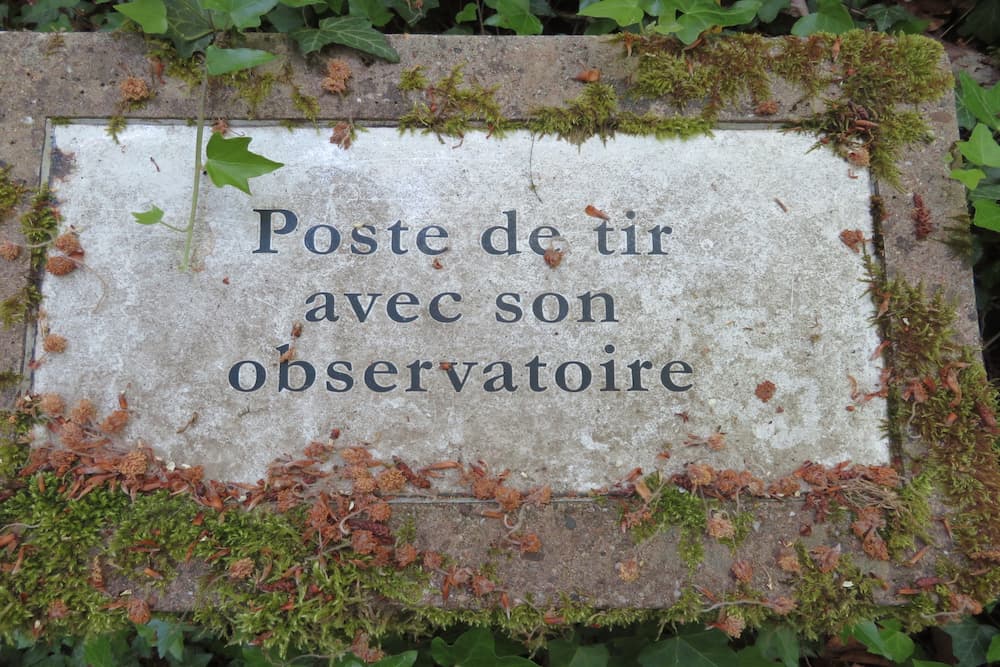 Beierse Loopgraven Vuurwapenpost Apremont-la-Fort #2