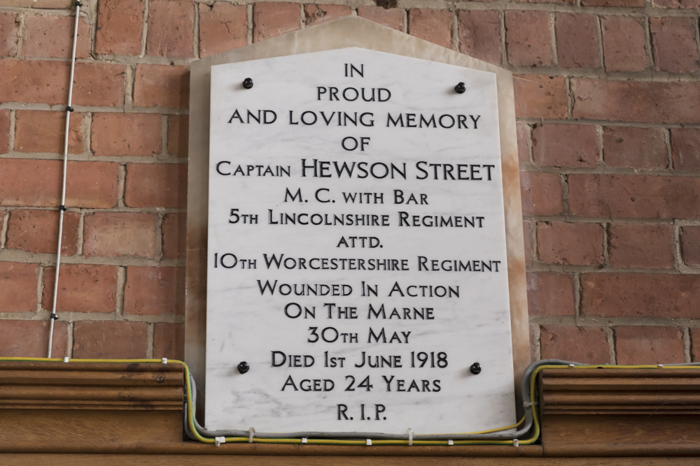 Memorials Saint Peter's Church Woodhall Spa #3