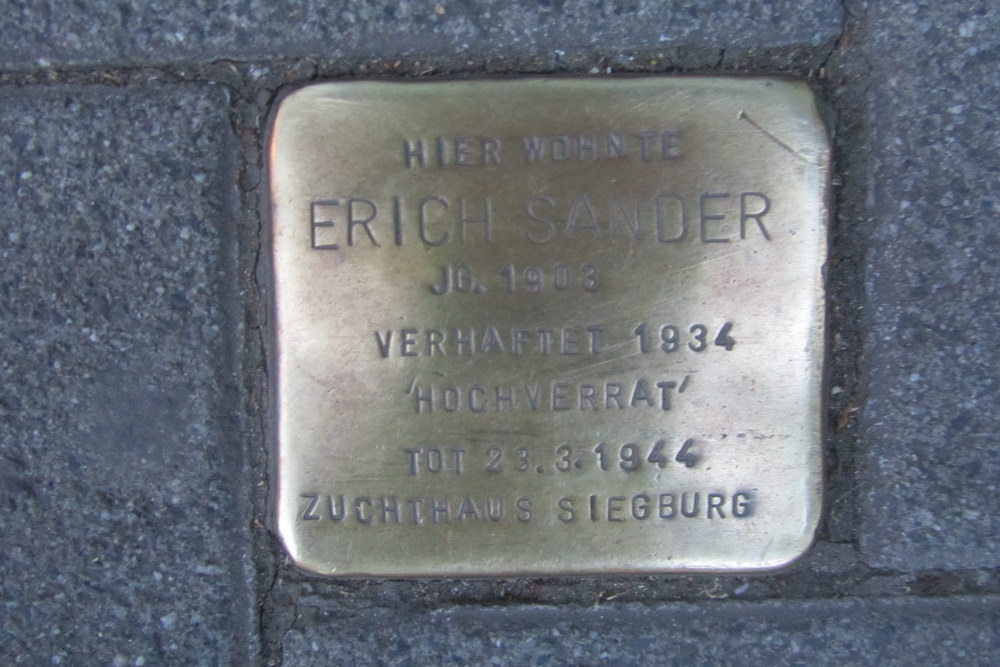 Stumbling Stone Dürener Straße 201