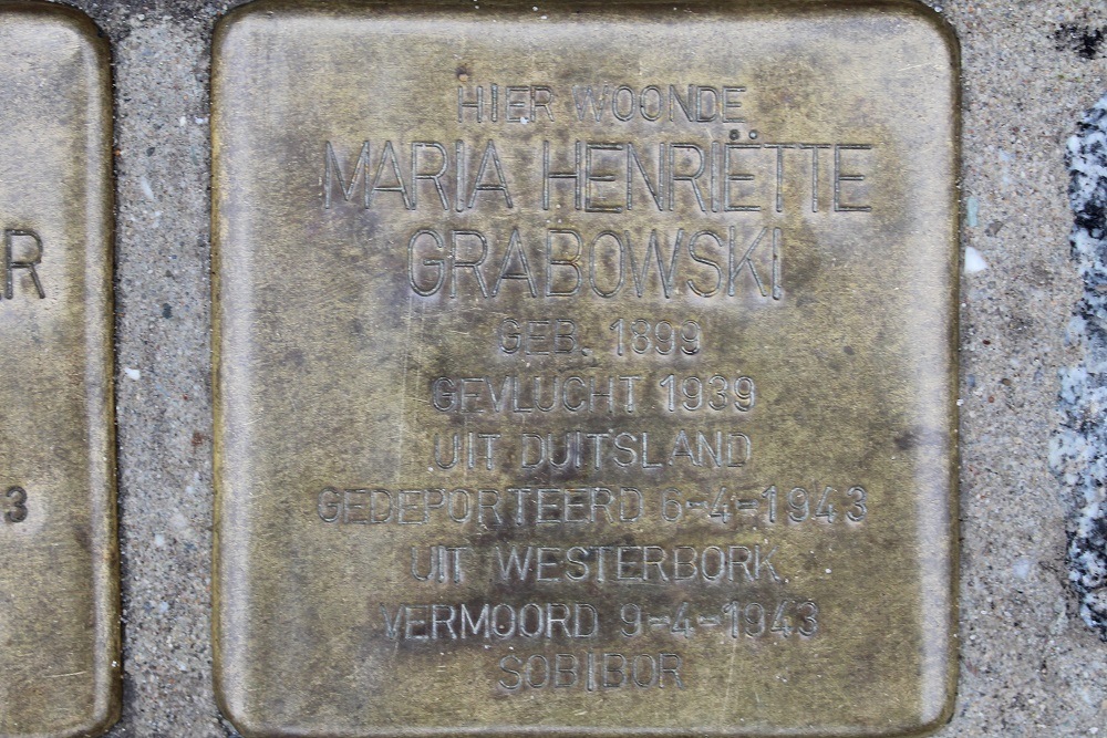 Stolpersteine Van Itersonlaan 16 #3