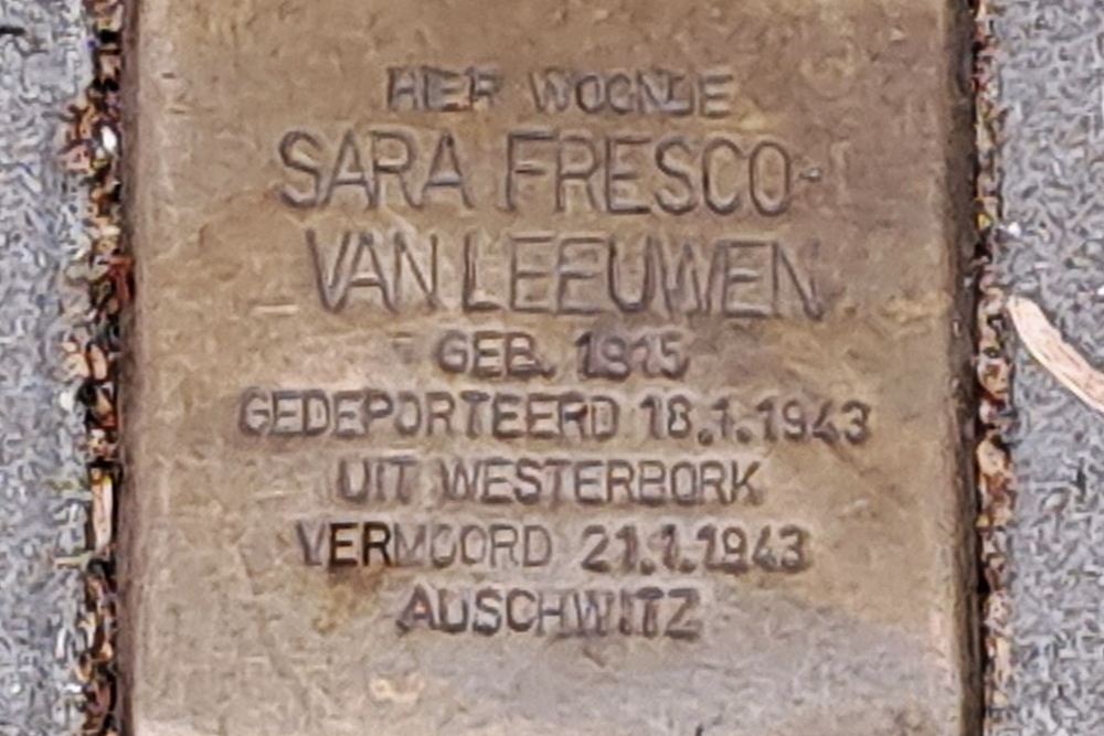 Stolperstein Oranjeplein 61 #5